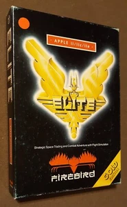 Elite Space Trading Combat Adventure von Firebird für Apple II+,IIe, IIc, IIgs 1985 - Bild 1 von 3