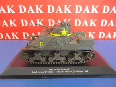 Die cast 1/43 Modellino Carro Armato M3 Lee Medium Tank 1st Armored Div. Tunisia - Immagine 1 di 4