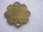 Étiquette canine vintage 1926 Iron County Wisconsin Dog Tax Dog License