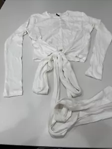 POINT WRAP TOP Off White M - Picture 1 of 3