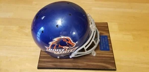 BOISE STATE BRONCOS NCAA Full Size Football Helmet Gus Urresti Golf Trophy -Read - Picture 1 of 7