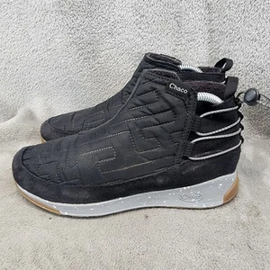 Chaco Shoes Womens Size 7.5 Borealis Ridge Black Textile Ankle Boots - Picture 1 of 12