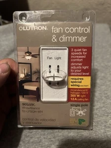 Lutron Skylark 1-poliger Dimmer Wandschalter S2-LFSQH-WH weiß NEU - Bild 1 von 1