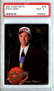 1996 Metal #138 Steve Nash PSA 9 - Picture 1 of 2
