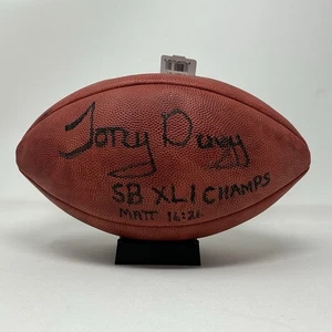 Tony Dungy Autografiado Indianapolis Colts Auténtico Duke NFL Super Bowl Ball JSA - Imagen 1 de 5
