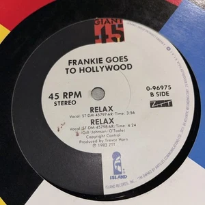 Frankie Goes To Hollywood 12” Mix Vinyl Relax 3 Versions 1983 ZTT Warner - Picture 1 of 5