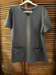 Heart&Soul Scrub Top XL 2XG Grigio Usato - Foto 1 di 7