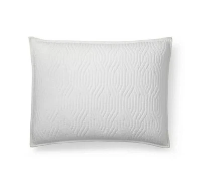 Lauren Ralph Lauren Wiley Quilted Jacquard Cotton King Sham White - Image 1 of 3