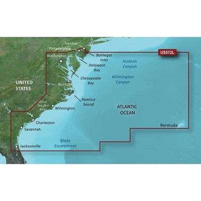 Garmin BlueChart® g3 Vision® HD - VUS512L - Mid-Atlantic - microSD™/SD™ - Image 1 of 2