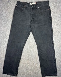 Pantalones de mezclilla Levi’s 505 corte regular negros W34 L30 para hombre pierna recta EE. UU. México - Imagen 1 de 8