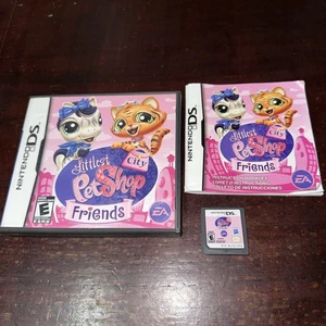 NINTENDO DS VIDEO GAME LITTLEST PETSHOP CITY FRIENDS W CASE & MANUAL COMPLETE EA - Picture 1 of 3