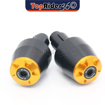 GOLD CNC Bar End Sliders STORM For Suzuki SFV 650 Gladius 09-17 16 15 14 13 12 — 第 1/4 张图片