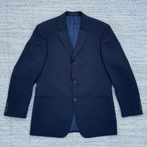 HUGO BOSS Einstein Sigma Jacket Men's 40" Navy Virgin Wool Sports Blazer Suit - Picture 1 of 20