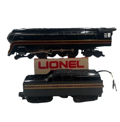 Locomotora de vapor y licitadora Lionel calibre O 6-8100 Norfolk & Western 4-8-4 #611 Foto 1 de 4