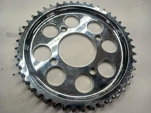 Honda cb750 sohc ... Dual row chain rear sprocket. Chrome. New. Chopper. Cafe. - Picture 1 of 6