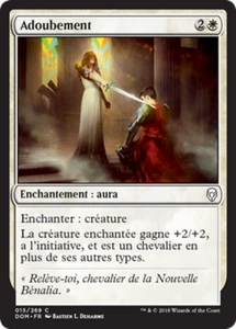 2 X MAGIC MTG Dominaria DOM #15 Adoubement / Dub - Imagen 1 de 1