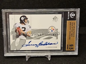 Terry Bradshaw 2001 SP Authentic Sign Of The Times BGS 9.5 Auto - Picture 1 of 7