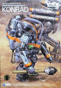 Wave Konrad Panzer Kampf Anzug 1/20 Scale Model Kit Sf3D Maschinen Krieger Ma.K - Picture 1 of 2