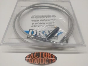 DRAG SPECIALTIES 43.5" Stainless Steel Idle Cable 0651-0111 - Picture 1 of 3