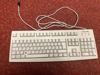 G83 -6105 Lunde - 0 Cherry G83-6105 Keyboard USB GERMAN ~ D ~ 0/ 02 Missing X - Image 1 of 4