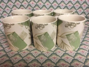 6 tazze/tazza Corelle FOGLIE TESTURIZZATE 12 oz usate in ottime condizioni colore arenaria Corning Ware lotto C - Foto 1 di 8