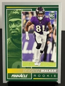 2024 Panini Encore Pinnacle Rookie #228 Devontez Walker RC Silver 141/150 Ravens - Bild 1 von 3