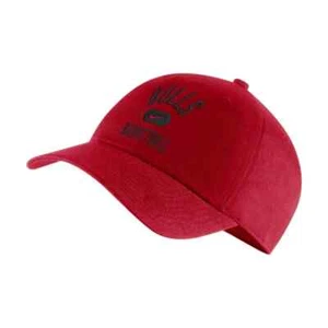 NIKE CHICAGO BULLS HERITAGE86 NBA HAT CAP ADULT UNISEX (DJ6329 657) RED ONE SIZE - Picture 1 of 2