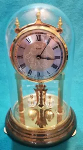Kundo Clock 9" With Crystal Balance balls, Melody .Glass Dome.Made in Germany - Picture 1 of 15