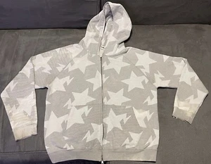 BAPE Sta Full Zip Hoodie Sweatshirt Gray a bathing ape STAR NIGO Men Sz Medium - Picture 1 of 22