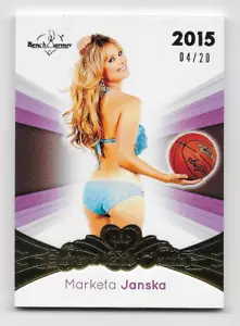 Marketa Janska 2015 Scaldamuscoli da banco serie firmata /20 basket - Foto 1 di 2