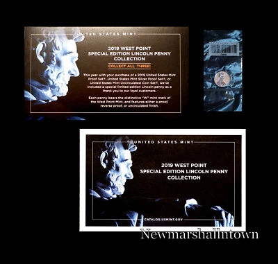 2019 W Lincoln Shield Reverse Mint Proof ~ w/Envelope in Baggie from Proof Set - Image 1 of 2