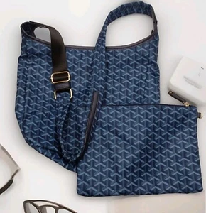 Seven Days Lifestyle & Dreams Tote With Pouch BLUE New - Picture 1 of 19