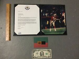 1998 Upper Deck Authenticated JOE MONTANA Signed Autographed Letter