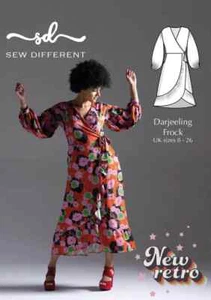 Darjeeling Frock Fabric Sewing Pattern - By Sew Different - Picture 1 of 3