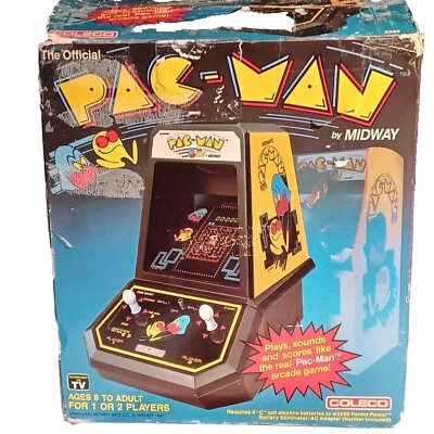 Video Mini Arcade Pack-Man Vintage #-2298- Juego Eléctrico Ver Descripción-Fotos Foto 1 de 4
