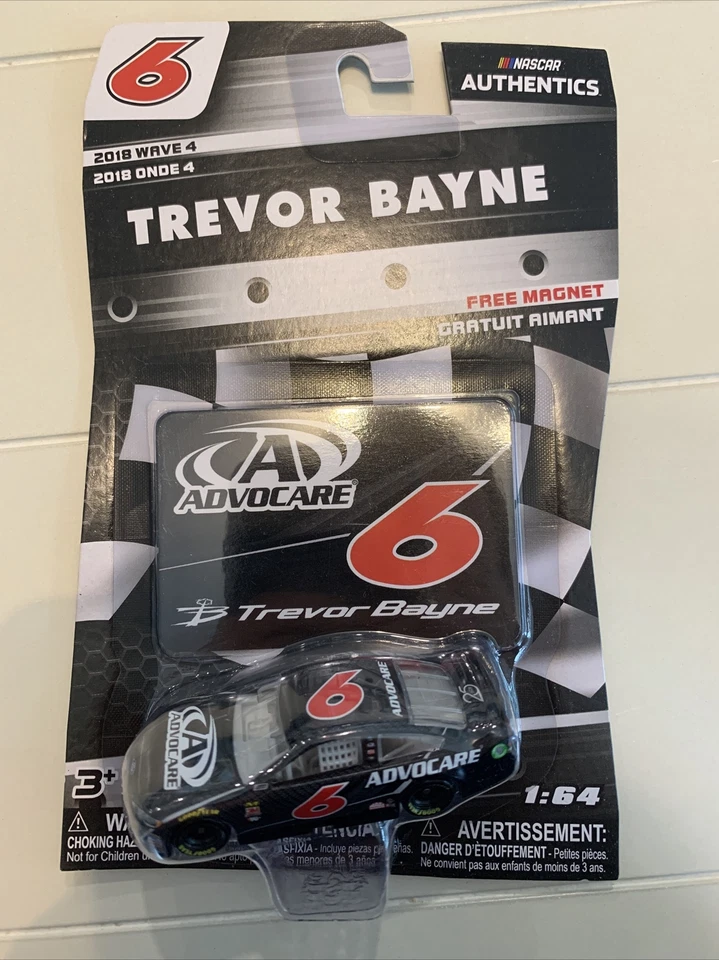 2018 Trevor Bayne #6 Advocare Ford Fusion 1/64 NASCAR Authentics Wave 4