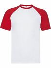 Maglietta T-shirt unisex Fruit of The Loom modello Baseball personalizzabile
