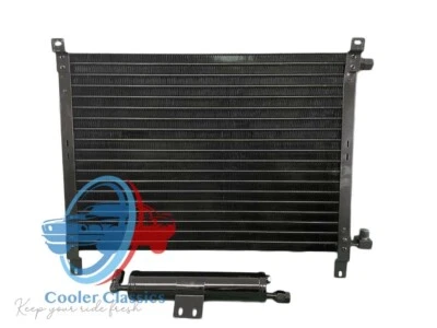 Condensador y secador de aire acondicionado Cobra 71-73 Ford Mustang Mercury Cougar XR7 Mach 1 AC5160A Foto 1 de 2