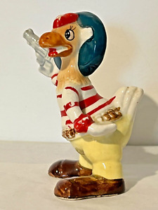 Vintage KREISS & CO. Hand Painted ROOSTER COWBOY Psycho Ceramics PISTOL PETE