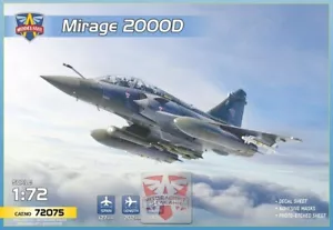 1/72 Modelsvit 72075 Mirage 2000D with SCALP EG missile Plastic model kit - Picture 1 of 16