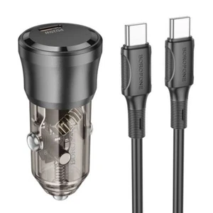 BOROFONE BZ24 Clever single port PD20W car charger set(Type-C to Type-C) - Picture 1 of 9