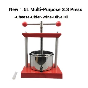 Free postage New 2.0L Multi-purpose Cheese/ Wine/Cider/Olive Oil Making Press - Picture 1 of 5