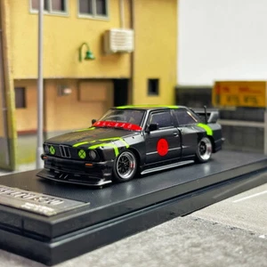 Street Weapon 1/64 Sale BMW M3 E30 LTO Black Diecast car Model Toy Gift - Picture 1 of 6