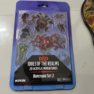 Dungeons & Dragons D&D IDOLS OF THE REALMS 2D MINIATURES BONEYARD SET 2 ~ UNDEAD - Picture 1 of 9
