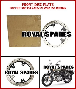 "FRONT DISC PLATE" Fit For Royal Enfield Meteor 350 & New Classic 350 Reborn - Picture 1 of 10