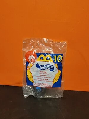 Bicicleta BMX Mcdonalds Happy Meal Mattel Hot Wheels Azul #10 ~ Nueva Foto 1 de 2