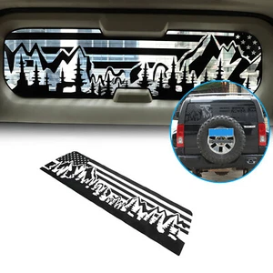 For Hummer H3 2005-2009 Mountain Style Car Rear Window Sticker Tail Glass Decals - Picture 1 of 12