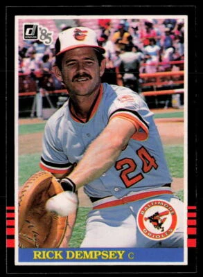 Rick Dempsey 1985 Donruss #332 CORNERDS - Image 1 of 2