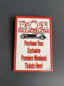 Disney - 101 Dalmatians - Purchase Your Tickets - Promotional Pin Back Button - Photo 1 sur 3