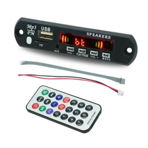 Placa decodificadora WMA inalámbrica Bluetooth 12V para automóvil Módulo de audio Radio USB TF, - Imagen 1 de 12